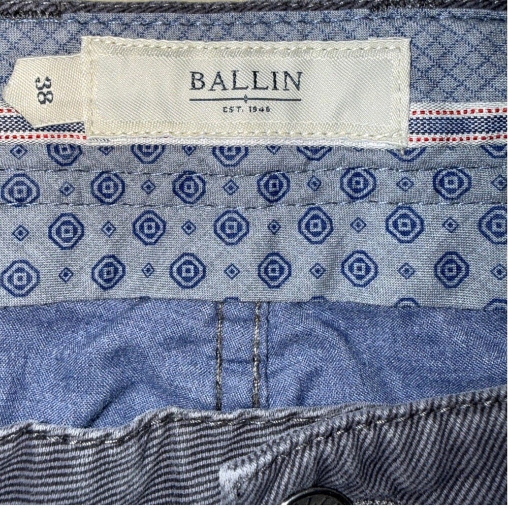 Ballin Crescent‎ Modern 5 pocket twill pants pavement gray Size 38 - Picture 4 of 7